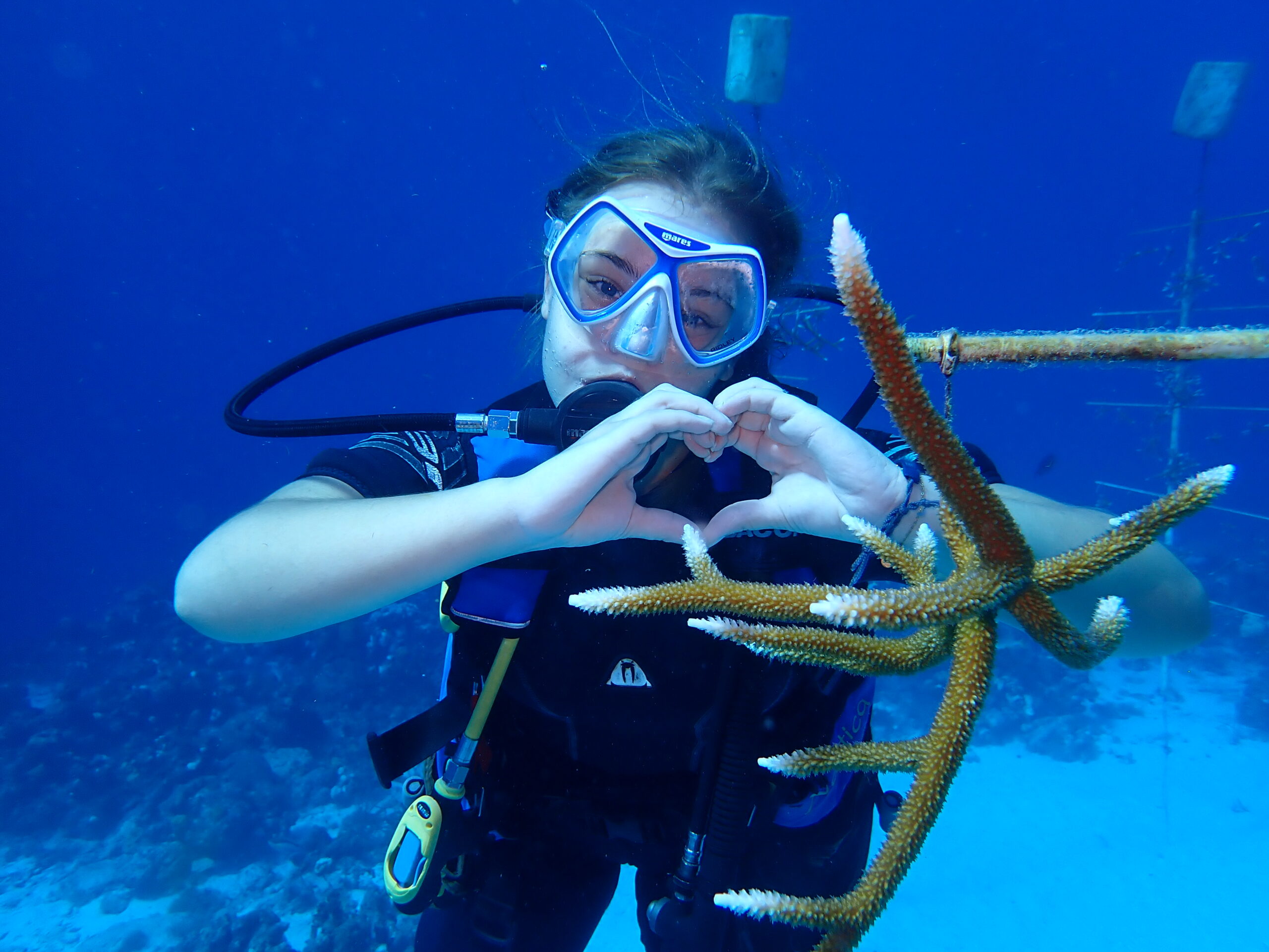 BRANCH Intern showing a heart with their hands